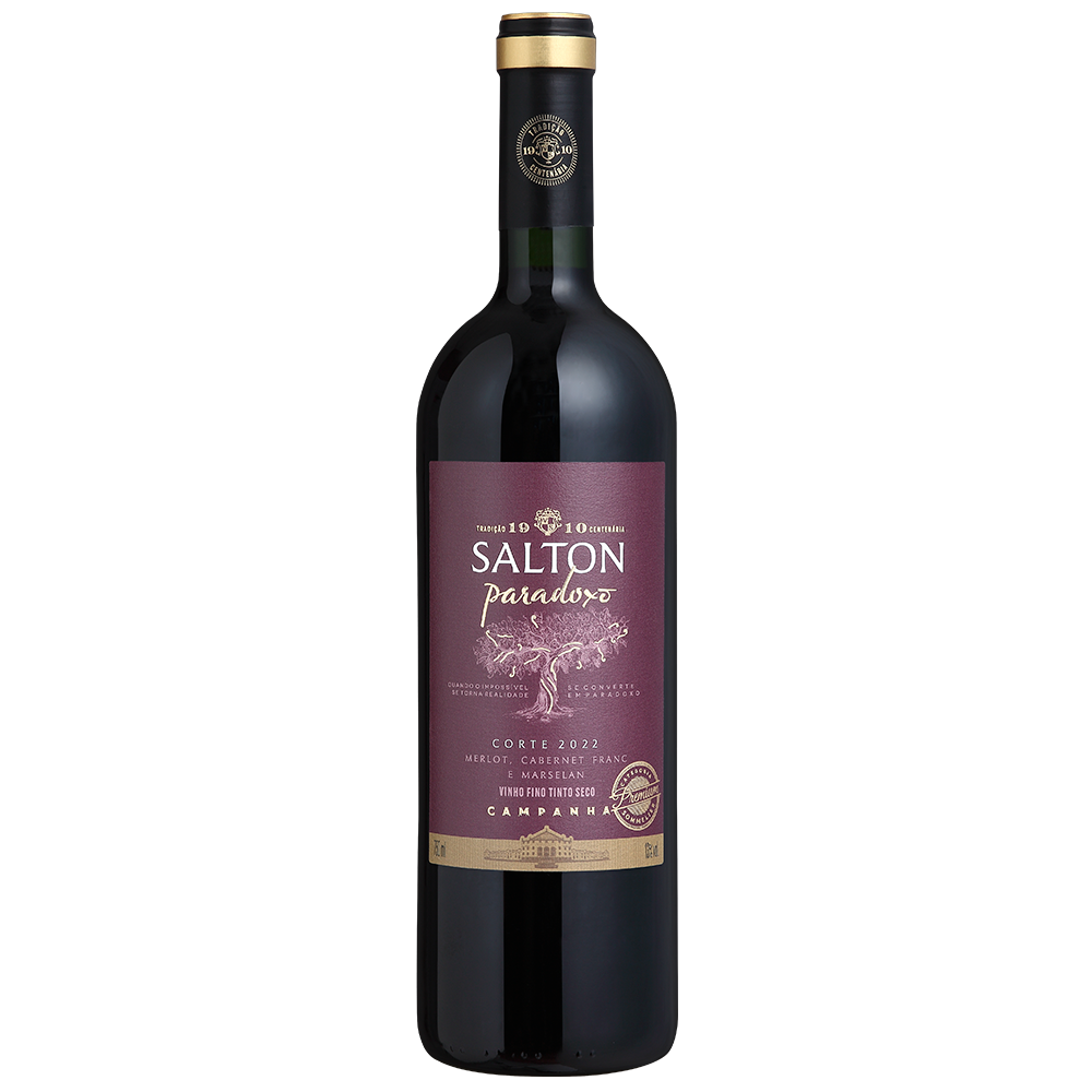 Vinho Tinto Salton Paradoxo Corte Merlot/Cab Franc/Marselan 750ml 2022