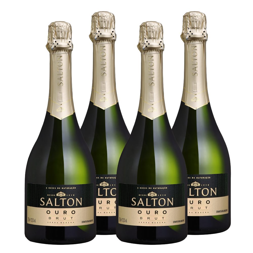 Compre 3 & Leve 4 - Espumante Salton Ouro Brut 750ml