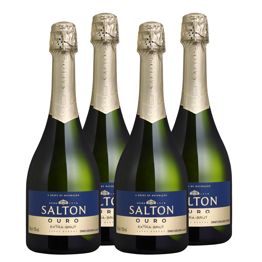 Compre 3 & Leve 4 - Espumante Salton Ouro Extra Brut 750ml