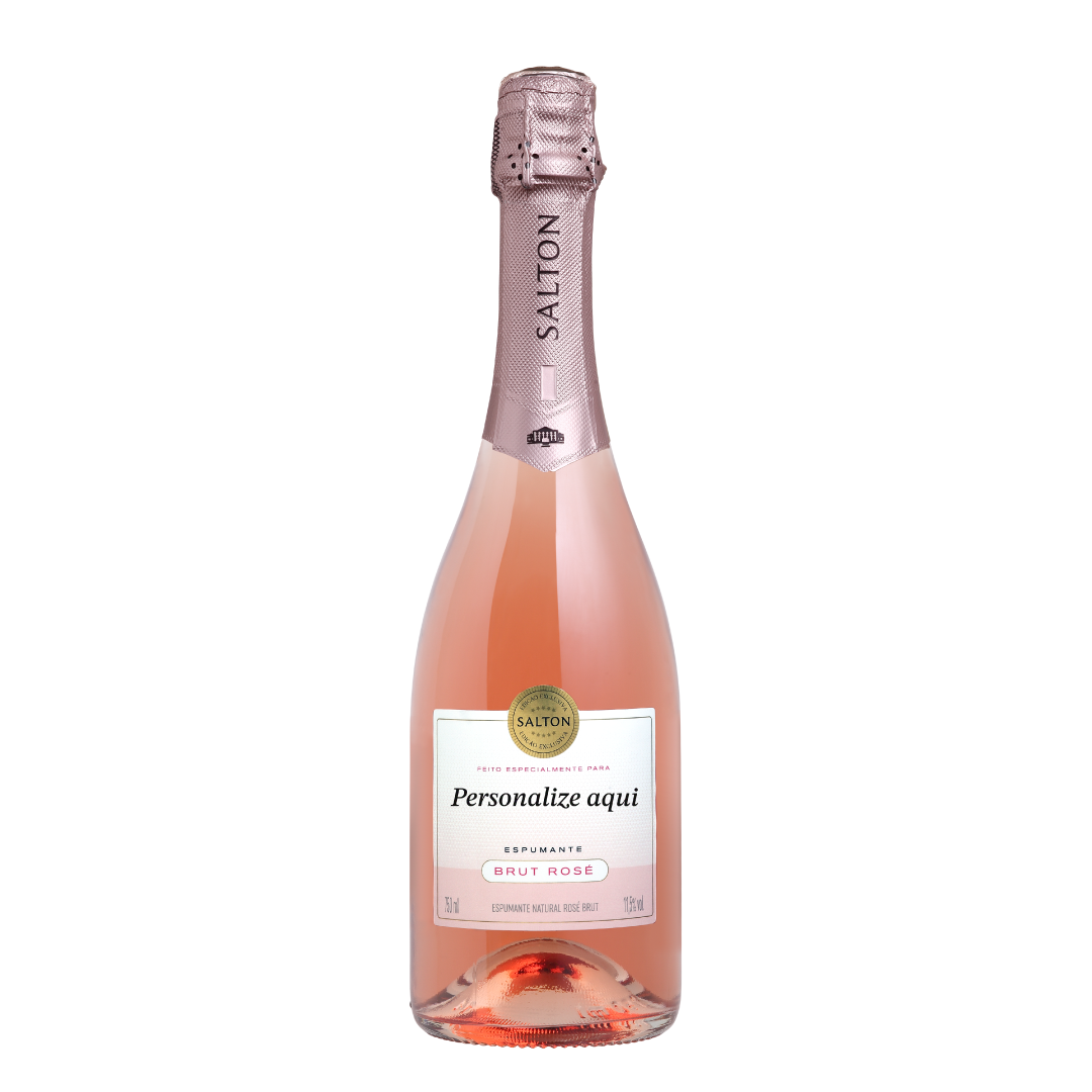 Espumante Salton Brut Rosé 750ml Rótulo Personalizado