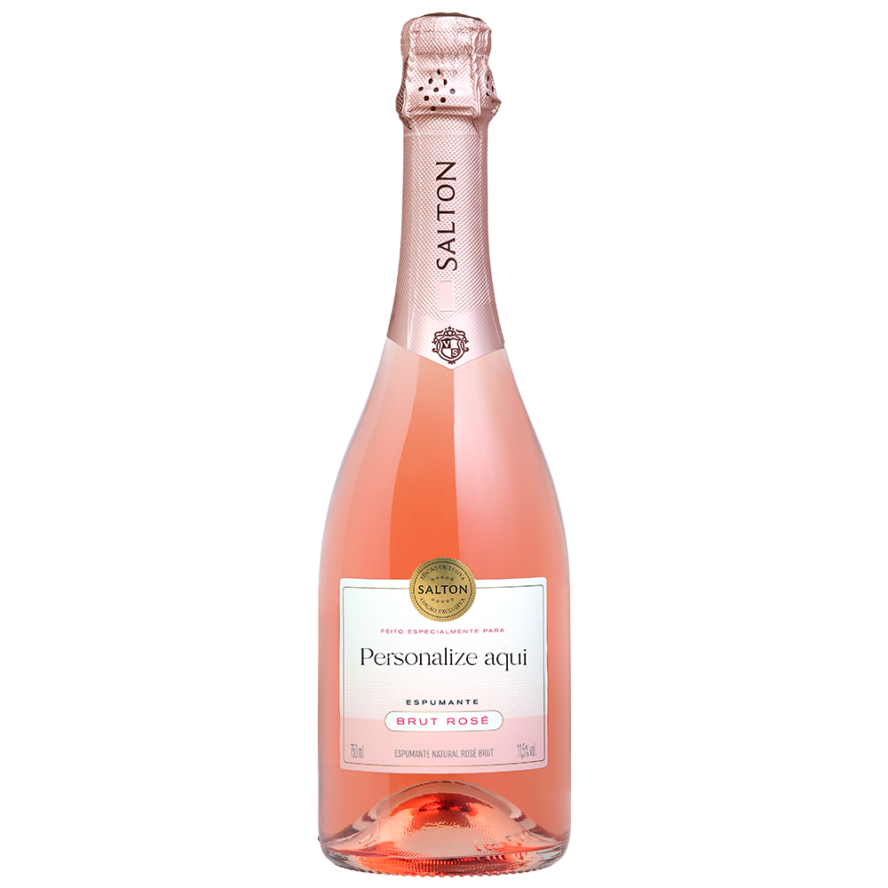 Espumante Salton Brut Rosé 750ml Rótulo Personalizado