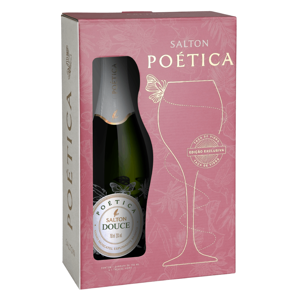 Kit Especial - Espumante Salton Poética Douce + Taça