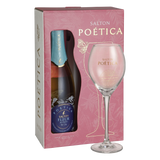 KIT ESPECIAL - ESPUMANTE SALTON POÉTICA FLEUR DE BULLES + TAÇA
