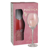 KIT ESPECIAL - ESPUMANTE SALTON POÉTICA ROSÉ + TAÇA