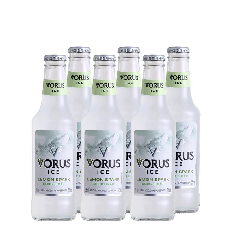 VORUS ICE LEMON SPARK - PACK COM 6 UNIDADES