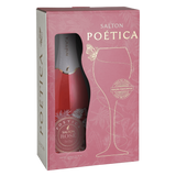 KIT ESPECIAL - ESPUMANTE SALTON POÉTICA ROSÉ + TAÇA